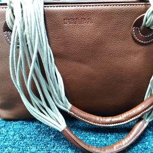 Small Brown Leather PRADA Purse